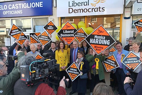 Photo of the Lib Dem Office opening 